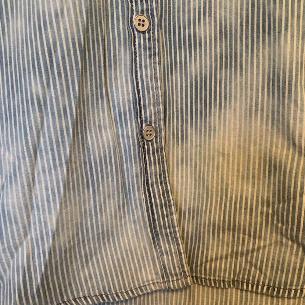 Striped Button-Up Shirt - Picture 2 of 8